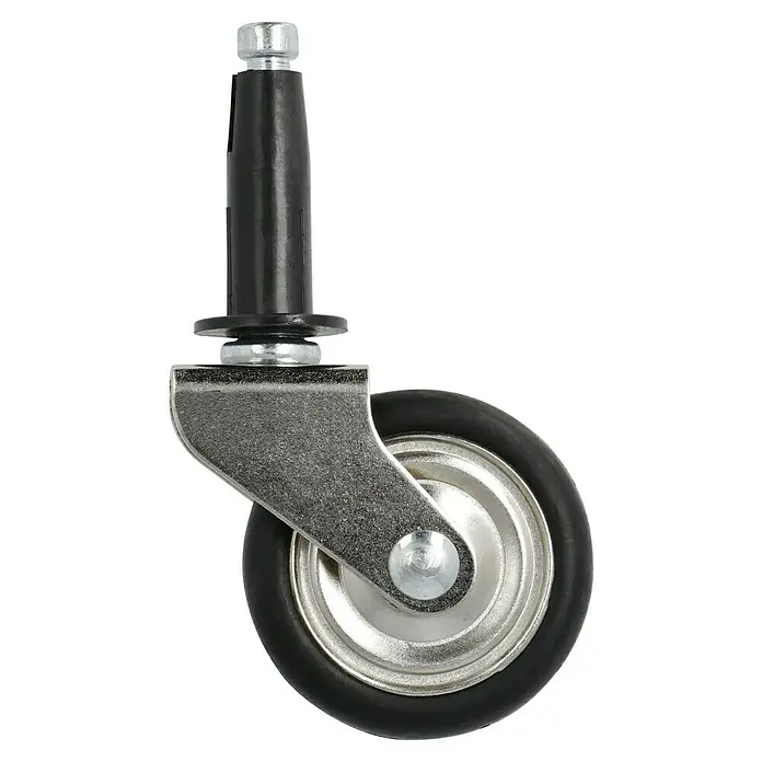 Stabilit Teáskocsi tekercs - 39 mm, Terhelhetőség: 6 kg, siklócsapágy, Magasság: 42 mm - Jobb profil nézet