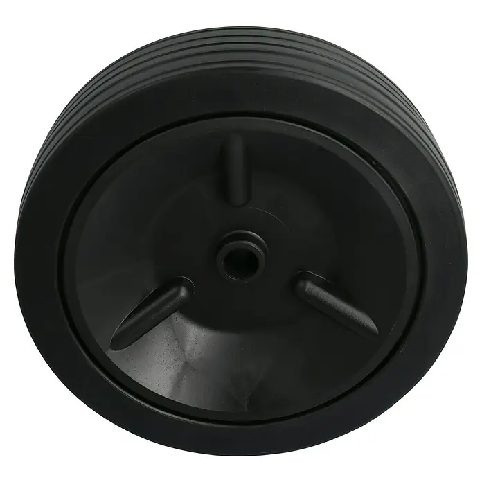 Dörner & Helmer Leichtes Rad - Durchmesser: 150 mm, Traglast: 30 kg, Gleitlager, Rillenprofil - Diagonale Ansicht