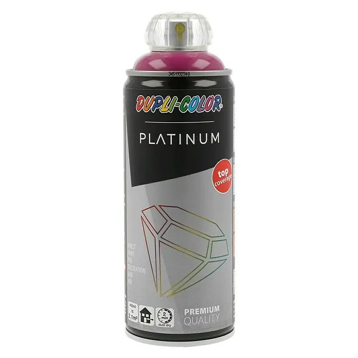 Dupli-Color Platinum Sprej s lakom u boji - Ljubičaste boje, 400 ml, Svilenkasti sjaj - Pogled sprijeda
