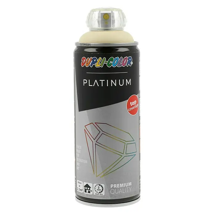 Dupli-Color Platinum Sprej s lakom u boji - Ananas žute boje, 400 ml, Svilenkasti sjaj - Pogled sprijeda