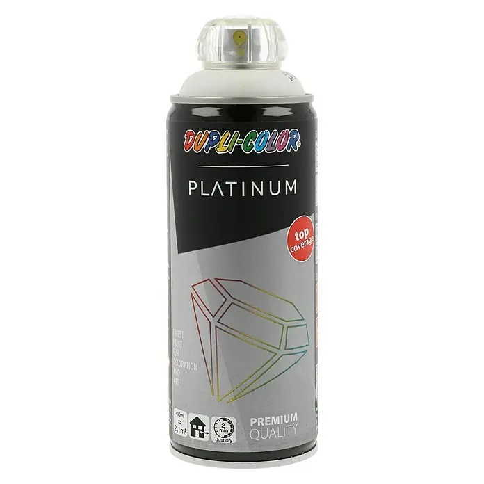 Dupli-Color Platinum Sprej s lakom u boji - Ledeno zelene boje, 400 ml, Svilenkasti sjaj - Pogled sprijeda