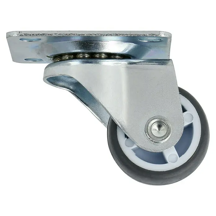 Stabilit Möbel-Lenkrolle - Durchmesser Rollen: 25 mm, Traglast: 15 kg, Gleitlager, Höhe: 35 mm - Rechte Seitenansicht