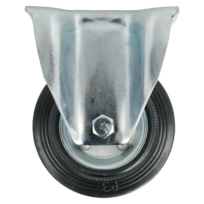 Stabilit Szállítóberendezés-görgős bak - Görgők átmérője: 100 mm, Terhelhetőség: 70 kg, Gördülőcsapágyak, Magasság: 128 mm - Jobb profil nézet