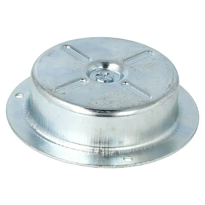 Dörner & Helmer Bohrsenkrolle - Ø x H: 104 x 40 mm, Traglast: 70 kg, Gleitlager, Material Gehäuse: Stahlblech - Diagonale Ansicht