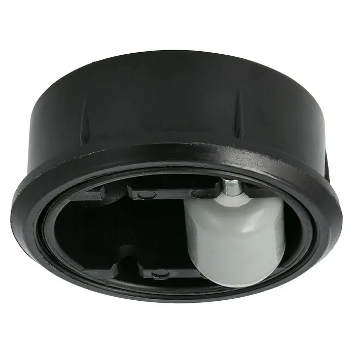 Stabilit Rueda con carcasa - Ø x Al: 56 x 28 mm, Capacidad de carga: 35 kg, Casquillo liso, Material carcasa: Plástico - Vista angular