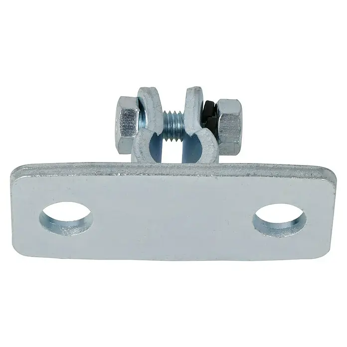 Dörner & Helmer Lukenfederhalter - Geeignet für: Achsdurchmesser 12 mm, Höhe: 42 mm, Verzinkt - Diagonale Ansicht