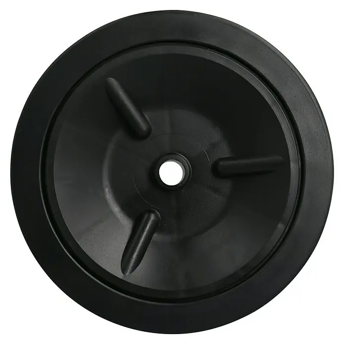 Dörner & Helmer Leichtes Rad - Durchmesser: 150 mm, Traglast: 30 kg, Gleitlager, Rillenprofil - Rechte Seitenansicht