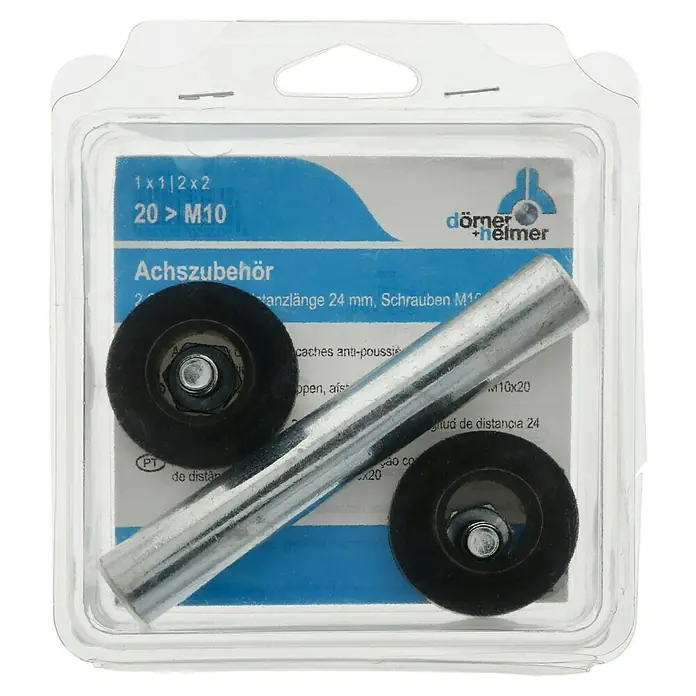 Dörner & Helmer Achszubehör - Nabenlänge: 75 mm, Bohrung: 20 mm - Draufsicht