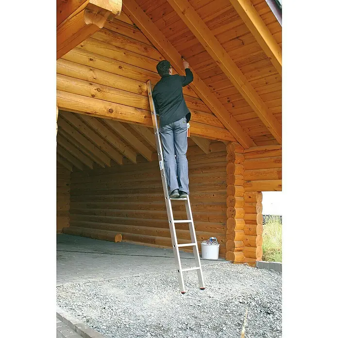 Krause Nagibna lestev z nagibom [SI] Sibilo - 9 prečk, Delovna višina: 3,6 m, Aluminij - Primer uporabe