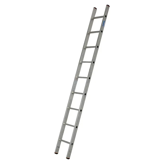 Krause Nagibna lestev z nagibom [SI] Sibilo - 9 prečk, Delovna višina: 3,6 m, Aluminij - Pogled pod kotom