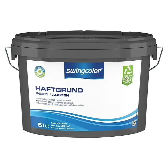 swingcolor Haftgrund - Weiß, 2,5 l - Vorderansicht