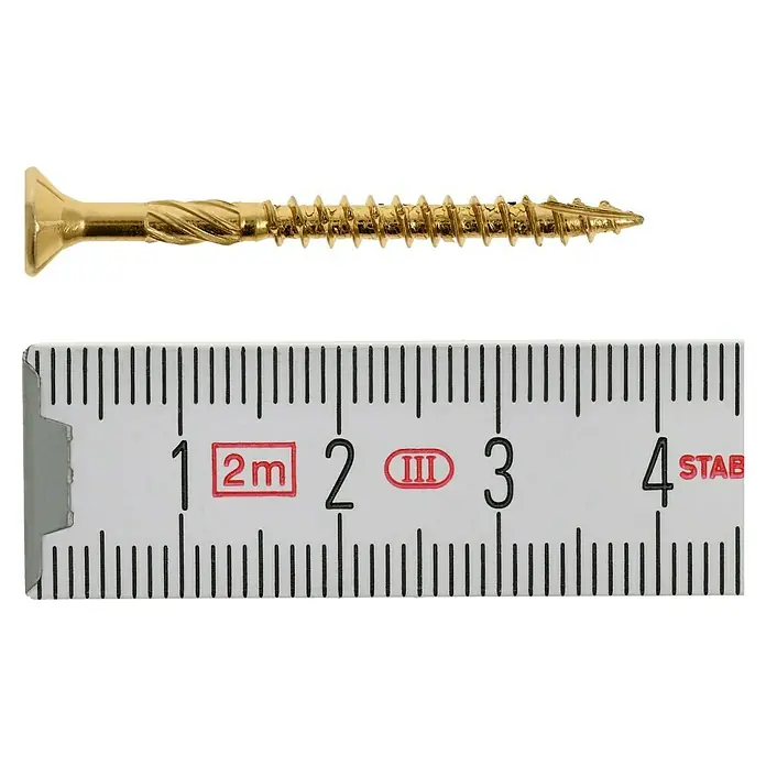 Profi Depot Többcélú csavar Turbo Drill - TX TORX meghajtókhoz, Süllyesztett fej - Felülnézet