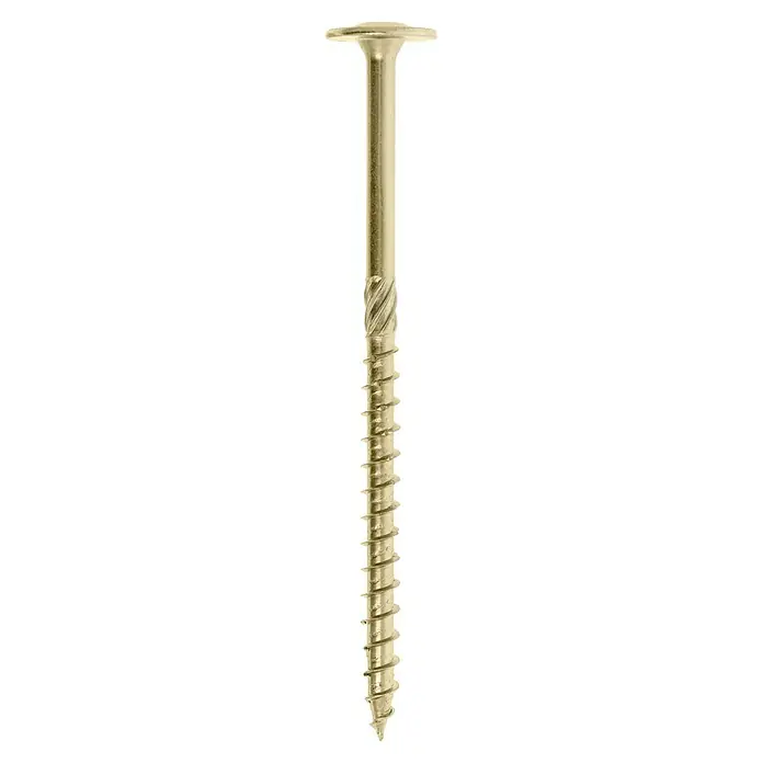 Profi Depot Holzbauschraube TX - Tellerkopf, TX für TORX-Antriebe, 50 Stk., Ø x L: 8 x 140 mm - Vorderansicht