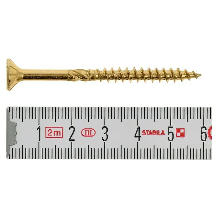 Profi Depot Többcélú csavar Turbo Drill - TX TORX meghajtókhoz, Süllyesztett fej - Felülnézet