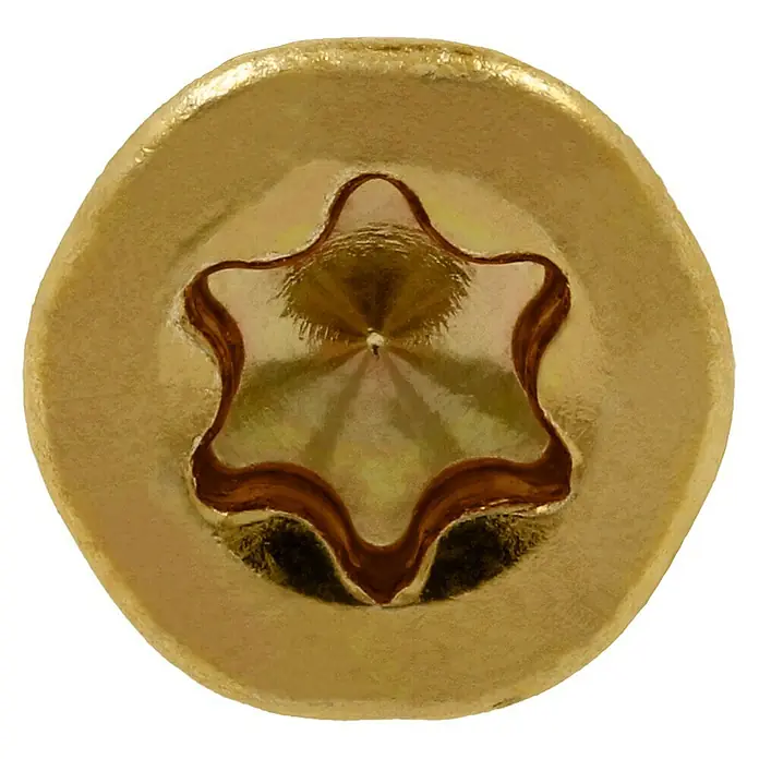 Profi Depot Többcélú csavar Turbo Drill - TX TORX meghajtókhoz, Süllyesztett fej - Közeli felvétel