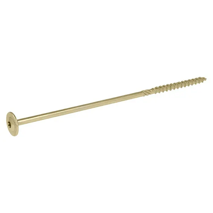Profi Depot Holzbauschraube TX - Tellerkopf, TX für TORX-Antriebe, 25 Stk., Ø x L: 8 x 240 mm - Diagonale Ansicht
