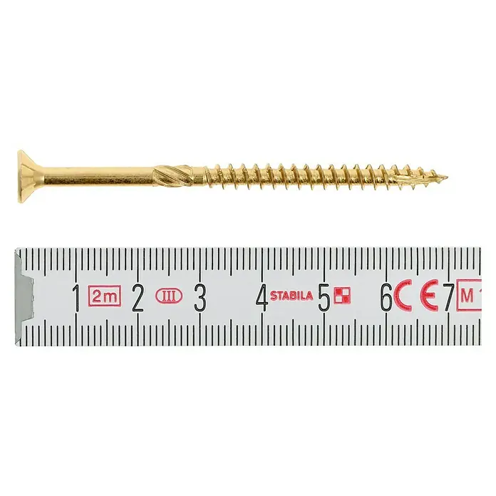 Profi Depot Többcélú csavar Turbo Drill - TX TORX meghajtókhoz, Süllyesztett fej - Felülnézet