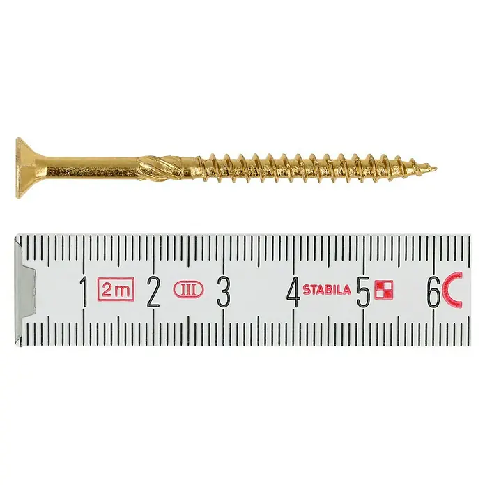 Profi Depot Többcélú csavar Turbo Drill - TX TORX meghajtókhoz, Süllyesztett fej - Felülnézet