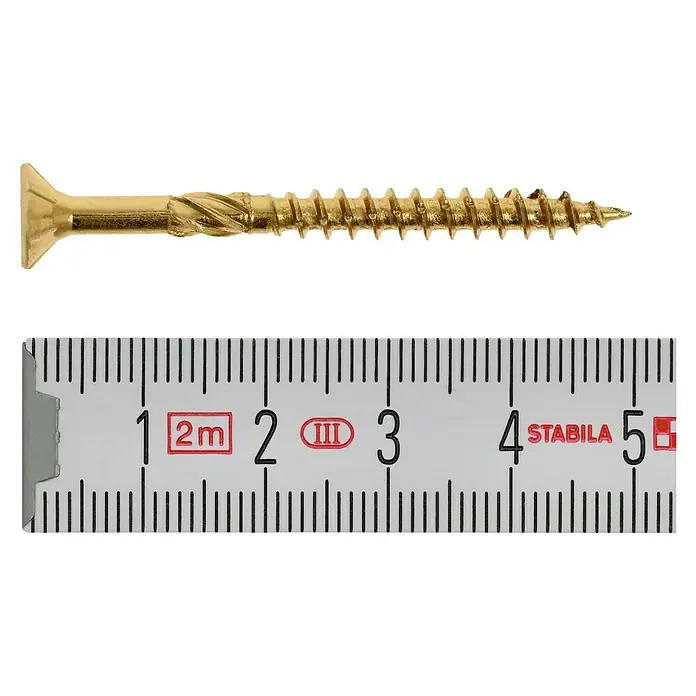 Profi Depot Többcélú csavar Turbo Drill - TX TORX meghajtókhoz, Süllyesztett fej - Felülnézet