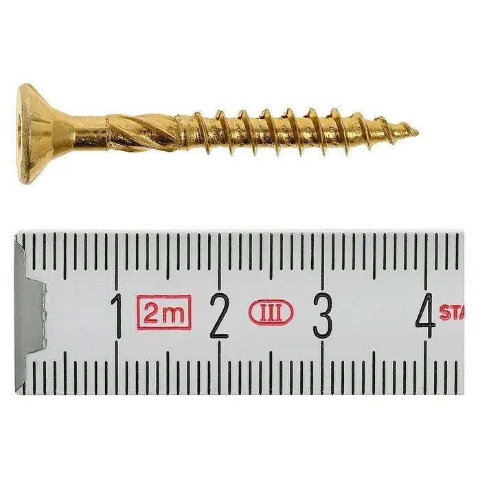Profi Depot Többcélú csavar Turbo Drill - TX TORX meghajtókhoz, Süllyesztett fej - Felülnézet