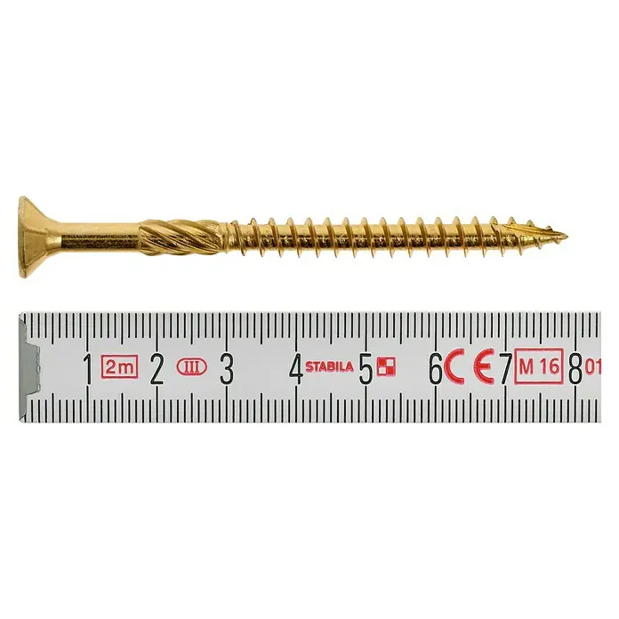 Profi Depot Többcélú csavar Turbo Drill - TX TORX meghajtókhoz, Süllyesztett fej - Felülnézet