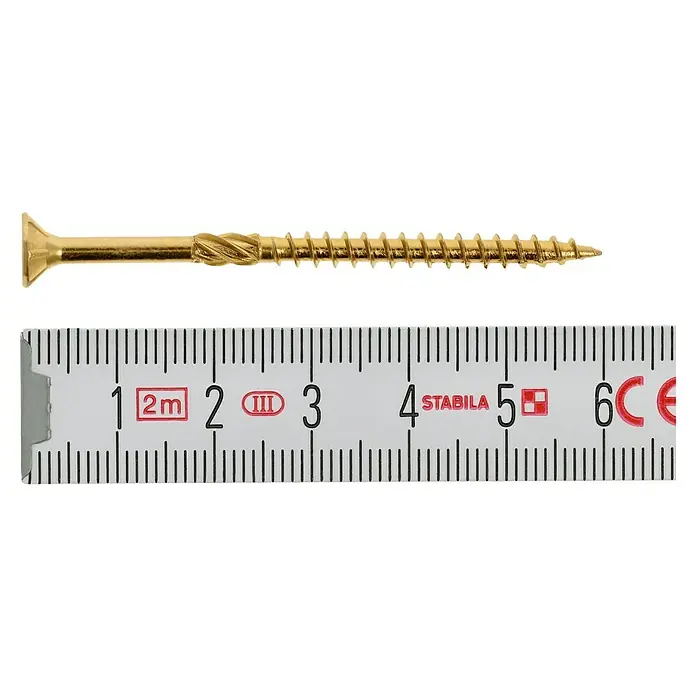 Profi Depot Többcélú csavar Turbo Drill - TX TORX meghajtókhoz, Süllyesztett fej - Felülnézet