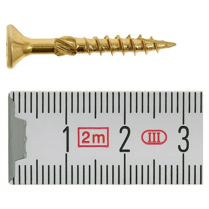 Profi Depot Többcélú csavar Turbo Drill - TX TORX meghajtókhoz, Süllyesztett fej - Felülnézet