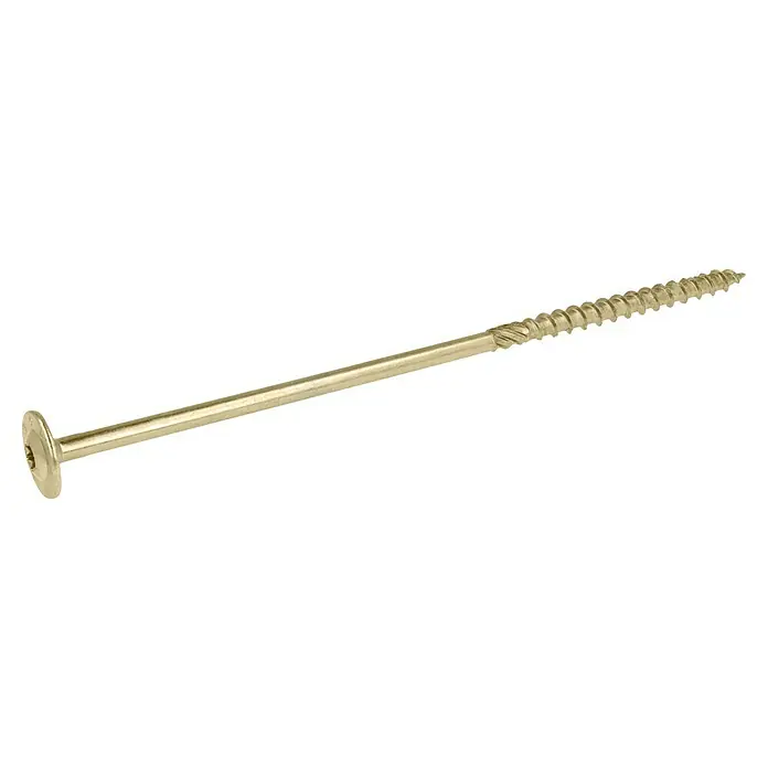 Profi Depot Holzbauschraube TX - Tellerkopf, TX für TORX-Antriebe, 25 Stk., Ø x L: 8 x 220 mm - Diagonale Ansicht