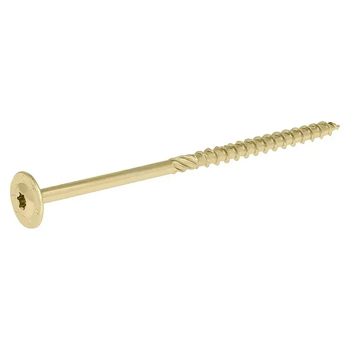 Profi Depot Holzbauschraube TX - Tellerkopf, TX für TORX-Antriebe, 25 Stk., Ø x L: 8 x 160 mm - Diagonale Ansicht
