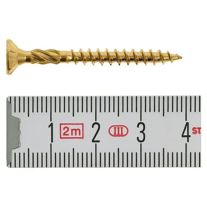 Profi Depot Többcélú csavar Turbo Drill - TX TORX meghajtókhoz, Süllyesztett fej - Felülnézet