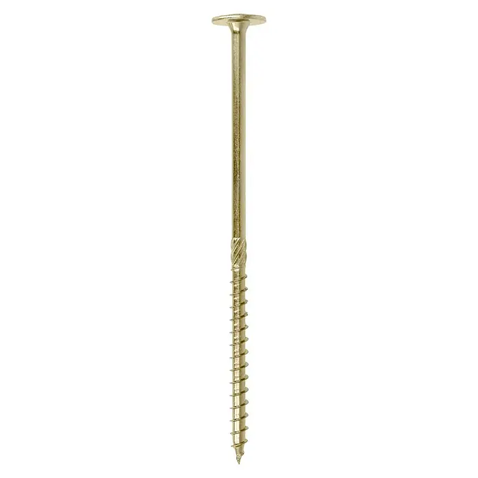 Profi Depot Holzbauschraube TX - Tellerkopf, TX für TORX-Antriebe, 25 Stk., Ø x L: 8 x 180 mm - Vorderansicht