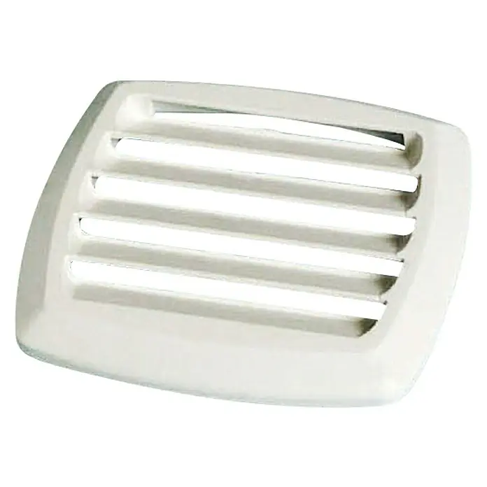 Rejilla de ventilación - L x An: 85 x 85 mm, Blanco - Vista angular