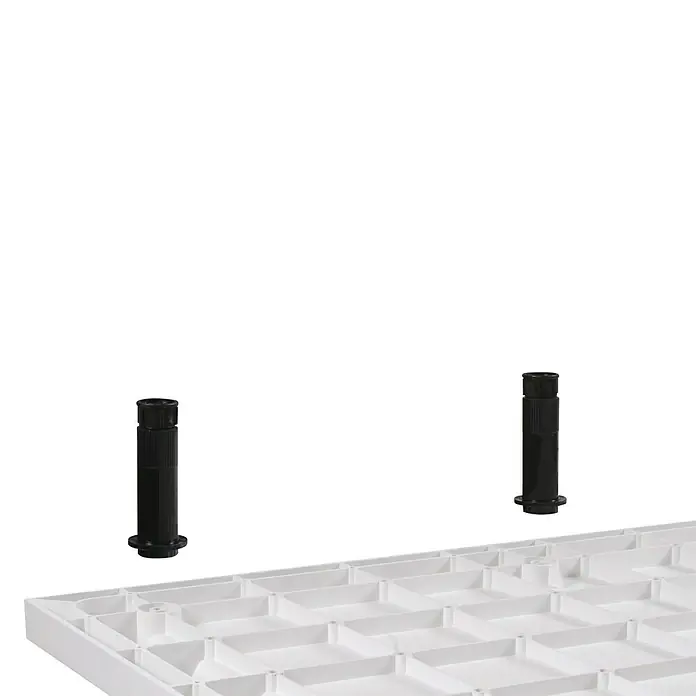 Sanotechnik Duschwannenfuß SMC - Passend für: Sanotechnik Duschwannen SMC, Sanotechnik Duschwanne SMC 80 x 80 cm eckig, Sanotechnik Duschwanne SMC 90 x 90 cm eckig, 9 Füße und Clips