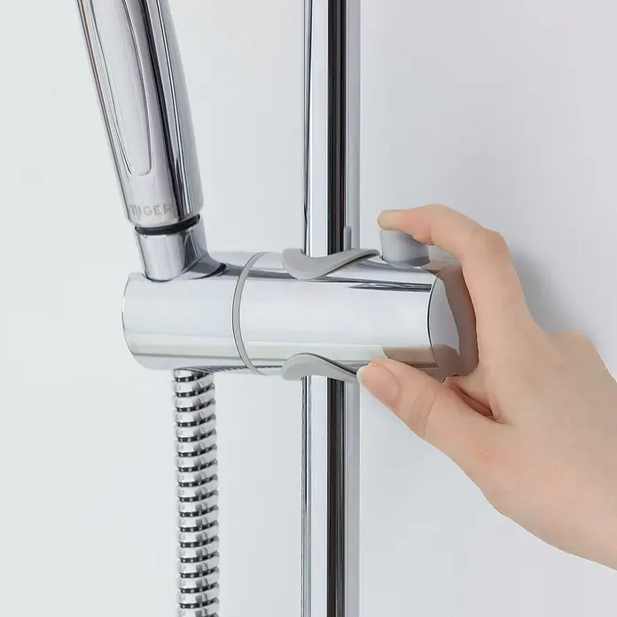 Tiger Doucheset met handdouche Splash Amalfi - Aantal straalsoorten: 6 st., Chroom - Close-up