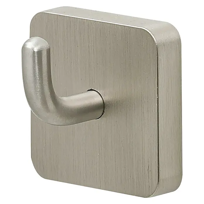 Tiger Onu Handdoekhaak - Geborsteld RVS, 38 x 48 x 48 mm - Diagonaal zicht