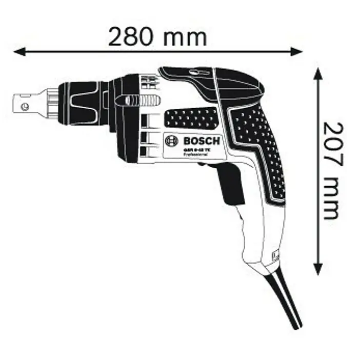 Bosch Professional Taladro atornillador GSR 6-45 TE - 701 W, 0 r.p.m. - 4.500 r.p.m.
