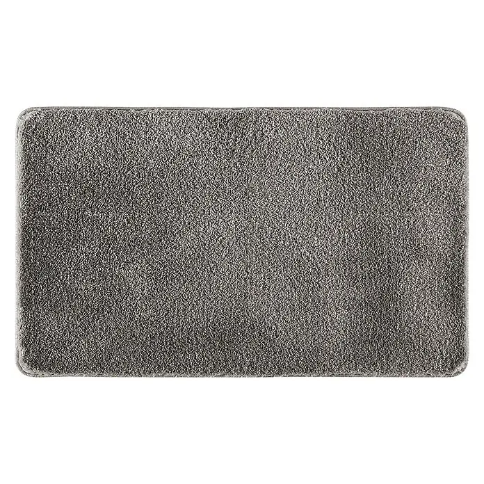 Camargue Badteppich Akela - 100% Polyester, Anthrazit, 50 x 80 cm - Ansicht von oben