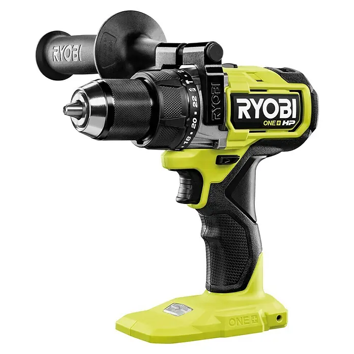 Ryobi ONE+HP Akku-Schlagbohrschrauber RPD18X-0 - 18 V, Ohne Akku, Leerlaufdrehzahl: 0 U/min - 2.100 U/min - Diagonale Ansicht