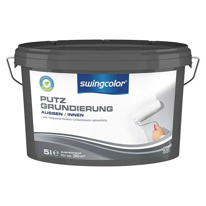 swingcolor Putzgrund - Weiß, 5 l, Konservierungsmittelfrei - Vorderansicht