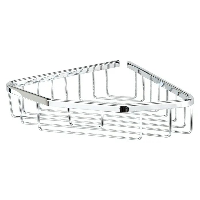 Camargue Cesta de baño Radu - 21,3 x 30,7 x 6,2 cm, Cromo, Brillante - Vista frontal