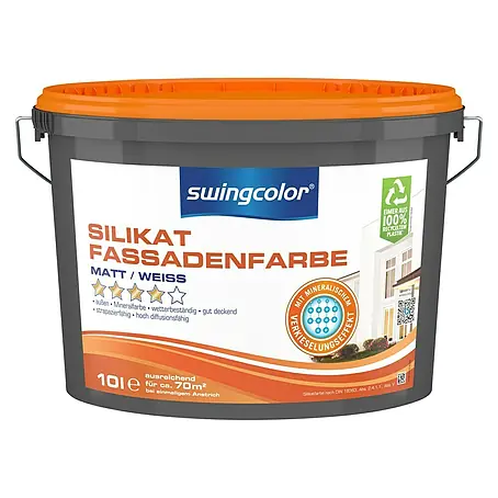 swingcolor  Silikat-Fassadenfarbe
