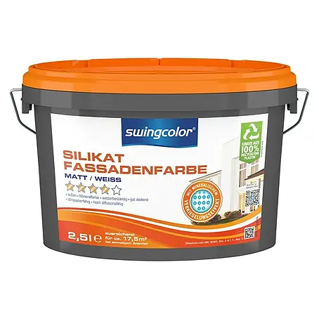 swingcolor  Silikat-Fassadenfarbe