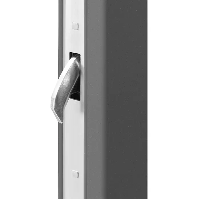 Splendoor Haustür Thermodoor SP20A - 110 x 210 cm, DIN Anschlag: Rechts, Anthrazit - Detailaufnahme