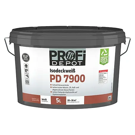 Profi Depot PD Isolierfarbe Isodeckweiß PD 7900