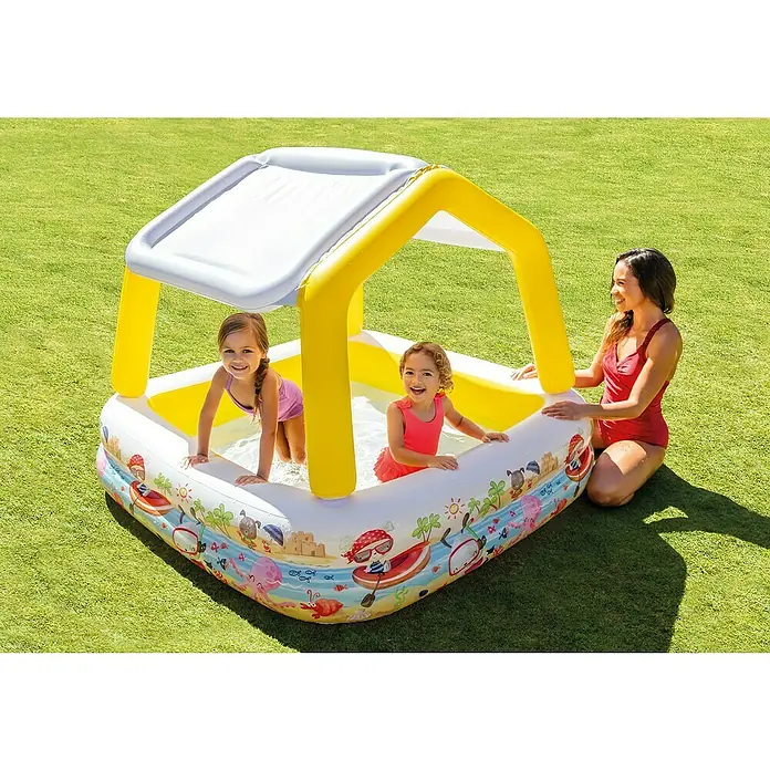 Intex Planschbecken Sun Shade - 157 x 157 x 122 cm - Anwendungsbeispiel