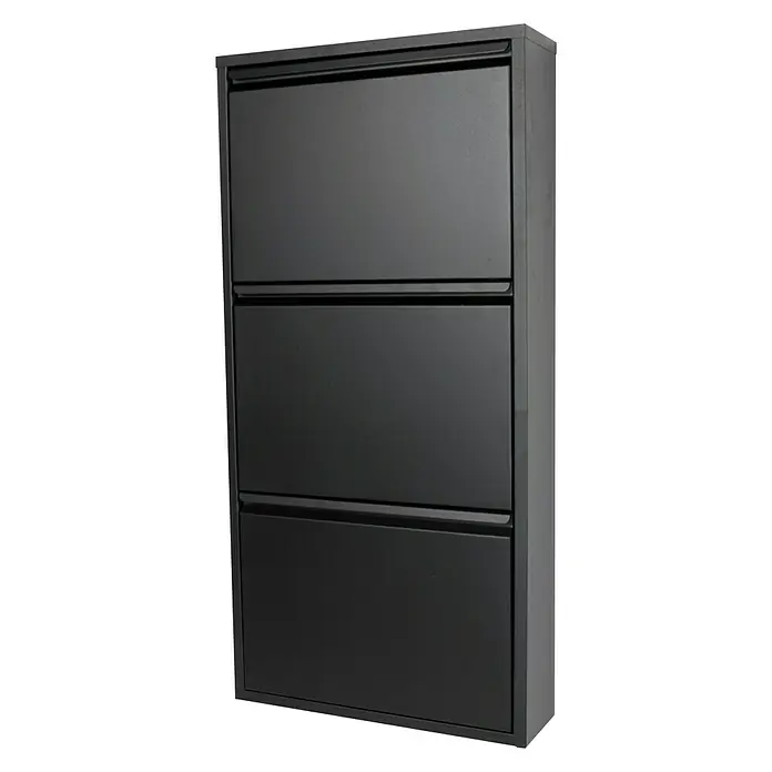 Spinder Design Schuhschrank Billy 3 - L x B x H: 15,5 x 50 x 103 cm, Geeignet für: 6 Paar Schuhe - Rechte Seitenansicht