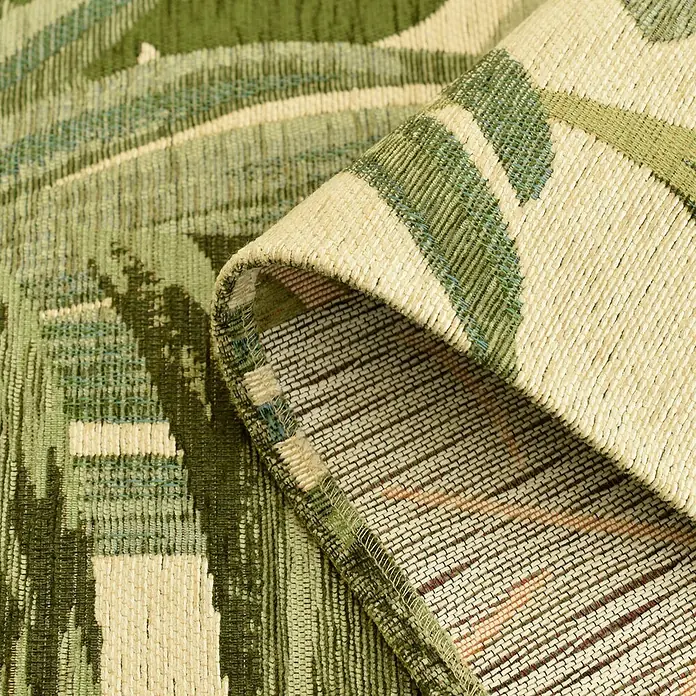 Alfombra Amazonas Chenill - Verde, 200 x 140 cm - Primer plano