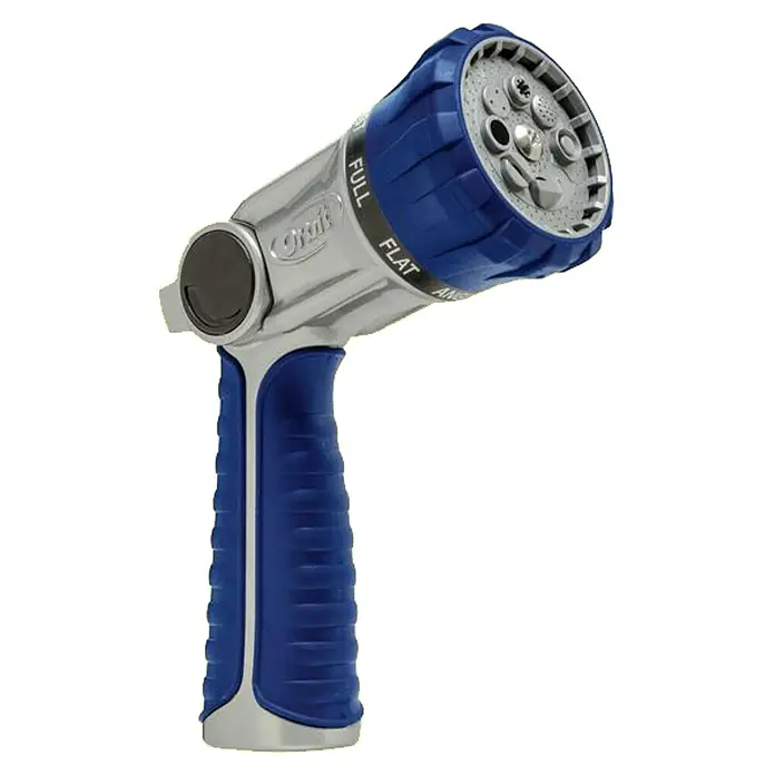 Orbit Pistola para el riego - Número de formas de rociado: 8, Zinc, Apto para: Grifos de agua - Vista angular