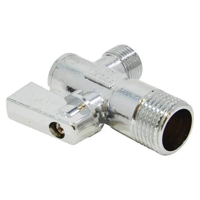 Llave de escuadra macho con filtro - Rosca exterior: ½″, Filtro de suciedad - Vista angular