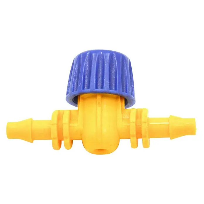 Llave de paso - 4 mm, Específico para: Microtubo de sistemas de riego por goteo - Vista frontal